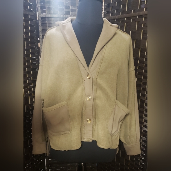 CALISTA Jackets & Blazers - Lauriebells Linden Brushed Shacket